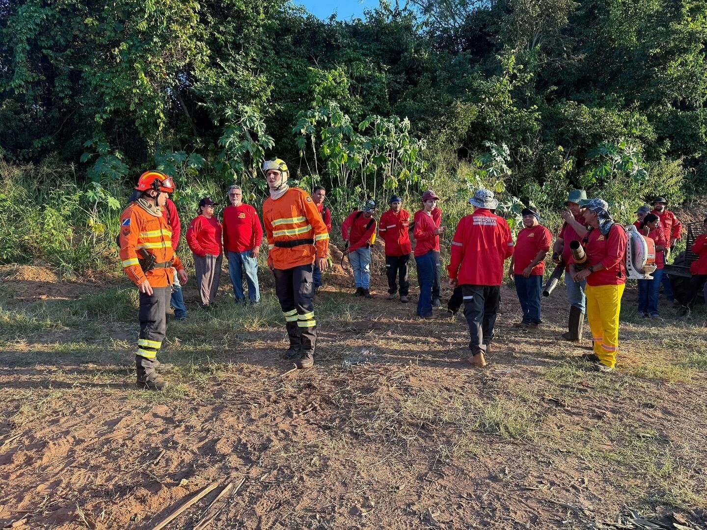 Imagem de compartilhamento para o artigo Equipe de Pedro Gomes recebe treinamento contra incêndios florestais e primeiros socorros em Alcinópolis da MS Todo dia